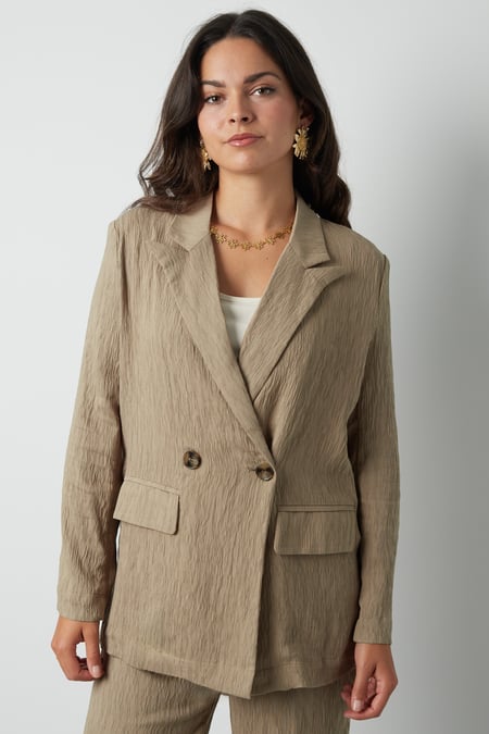 Chic comfort blazer - green