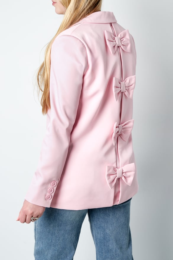Blazer with bow - Black