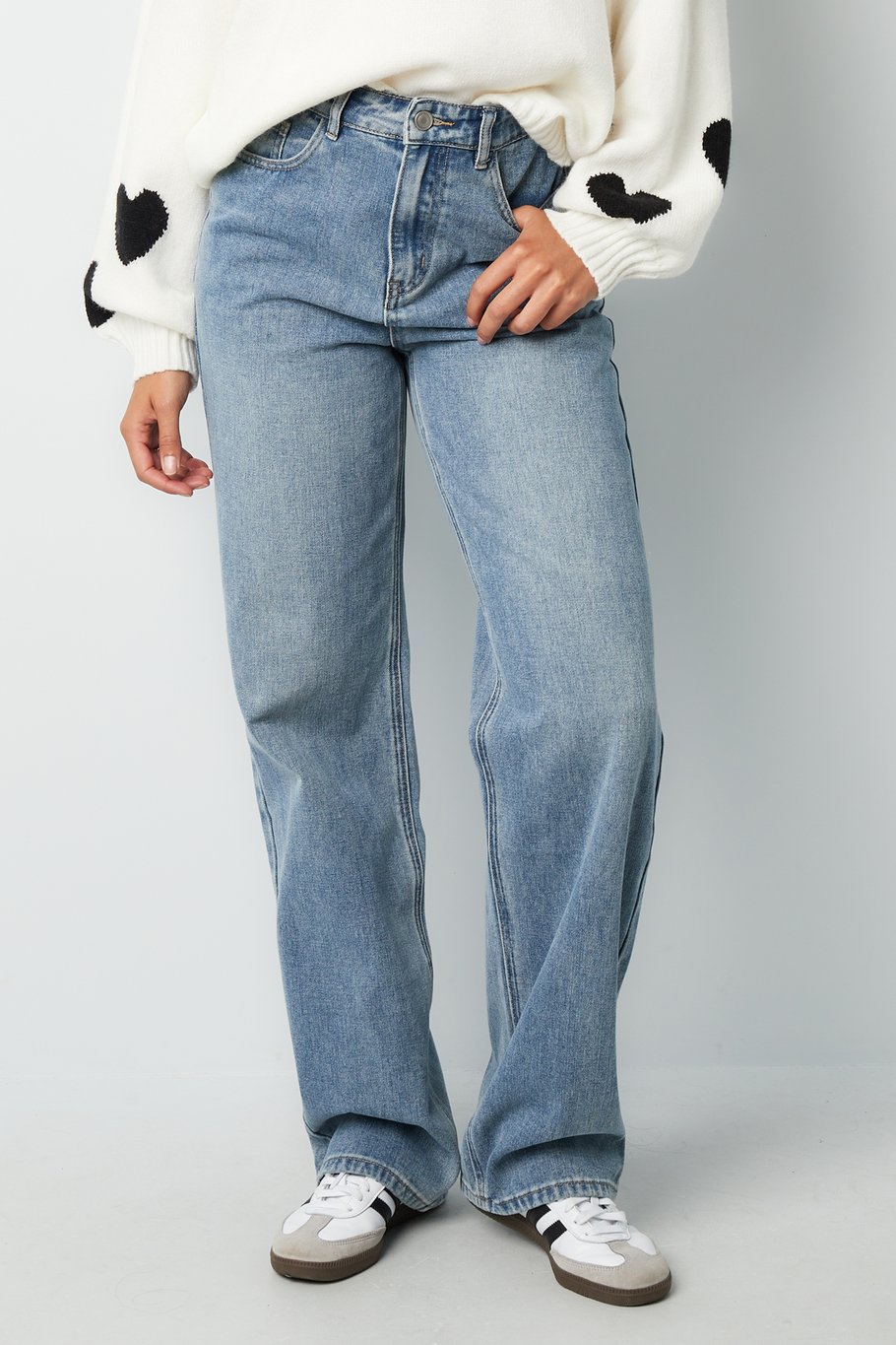 Denim jeans wild heart - blue Picture3