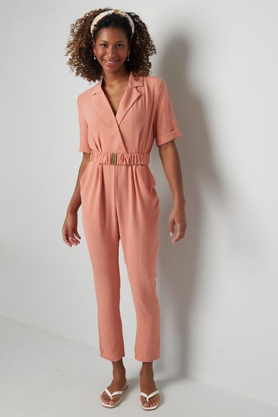 Combinaison Avec Ceinture Beige h5 Image9