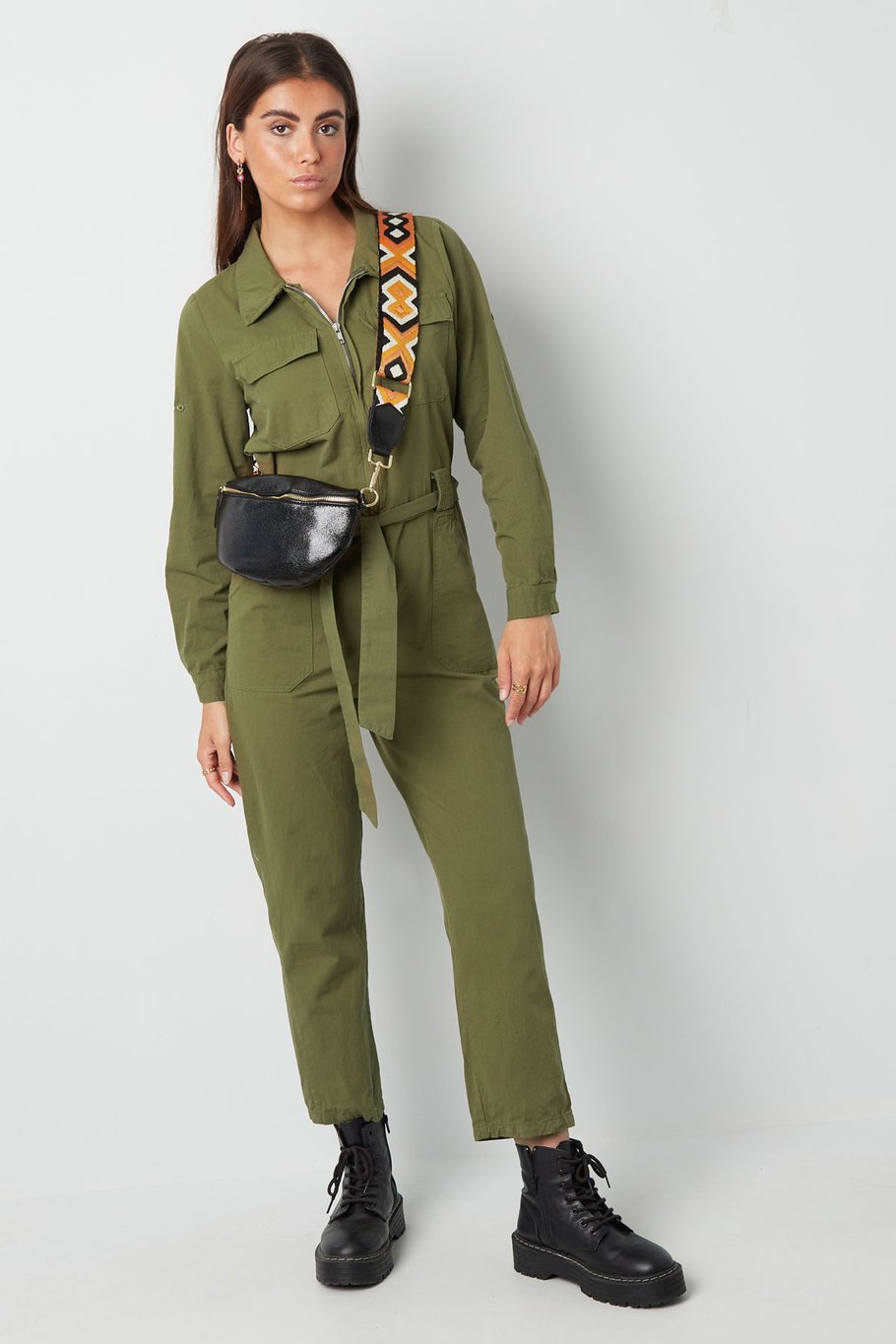 Combinaison coton vert Image7