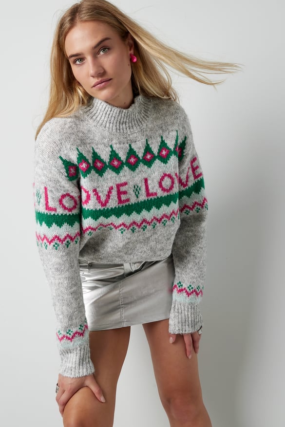 Love Sweater Weather sweater - white