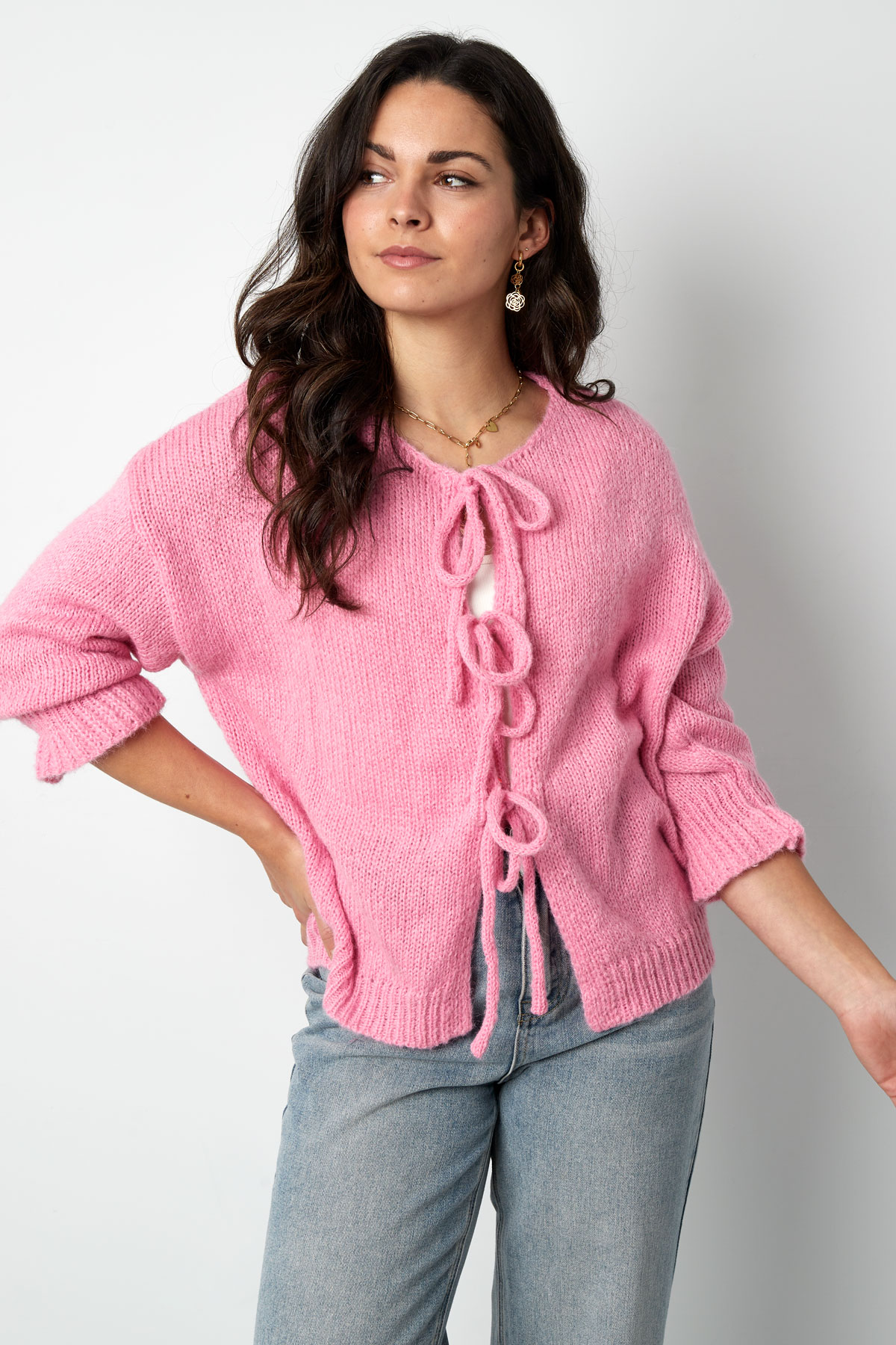 Tied up vest - Grey