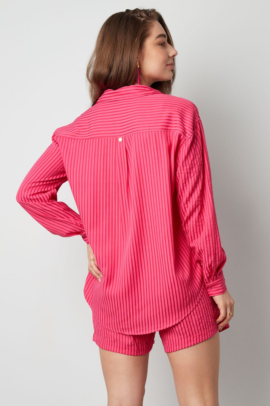Gestreifte Bluse - blau Bild9