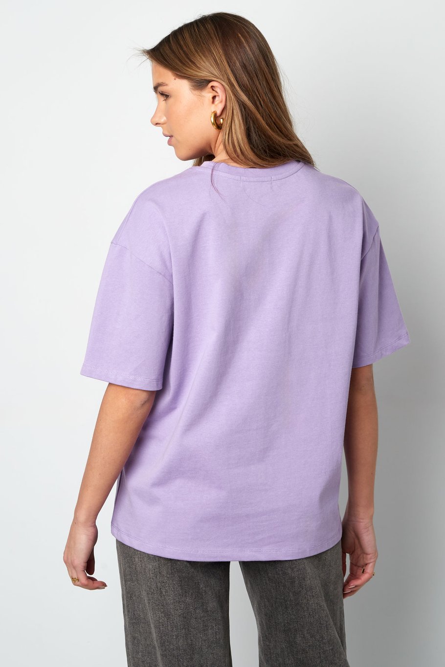 Kurzarmshirt Butterfly - Lila Bild4