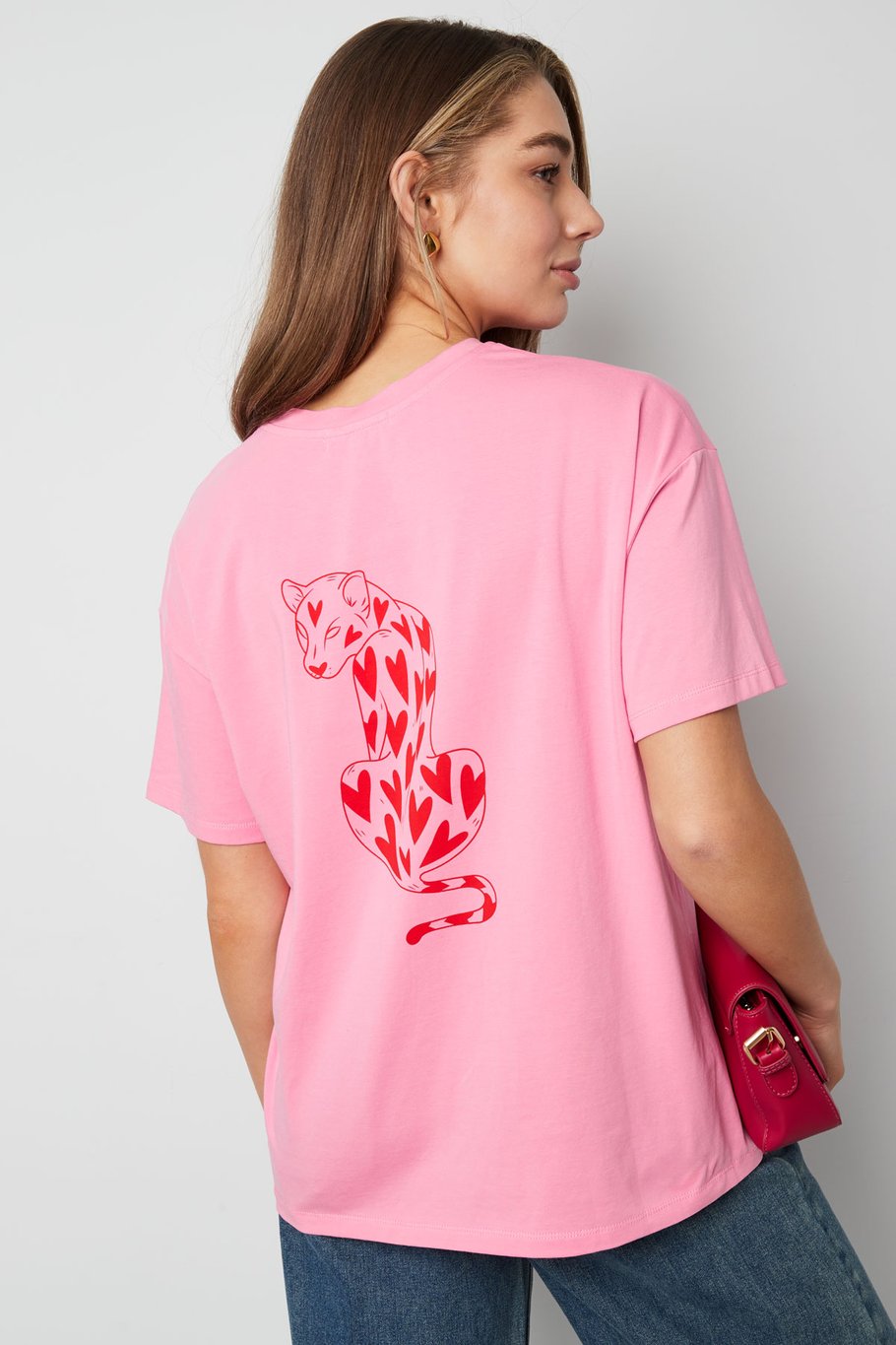 Shirt Flirty Leopard - Rosa Bild2