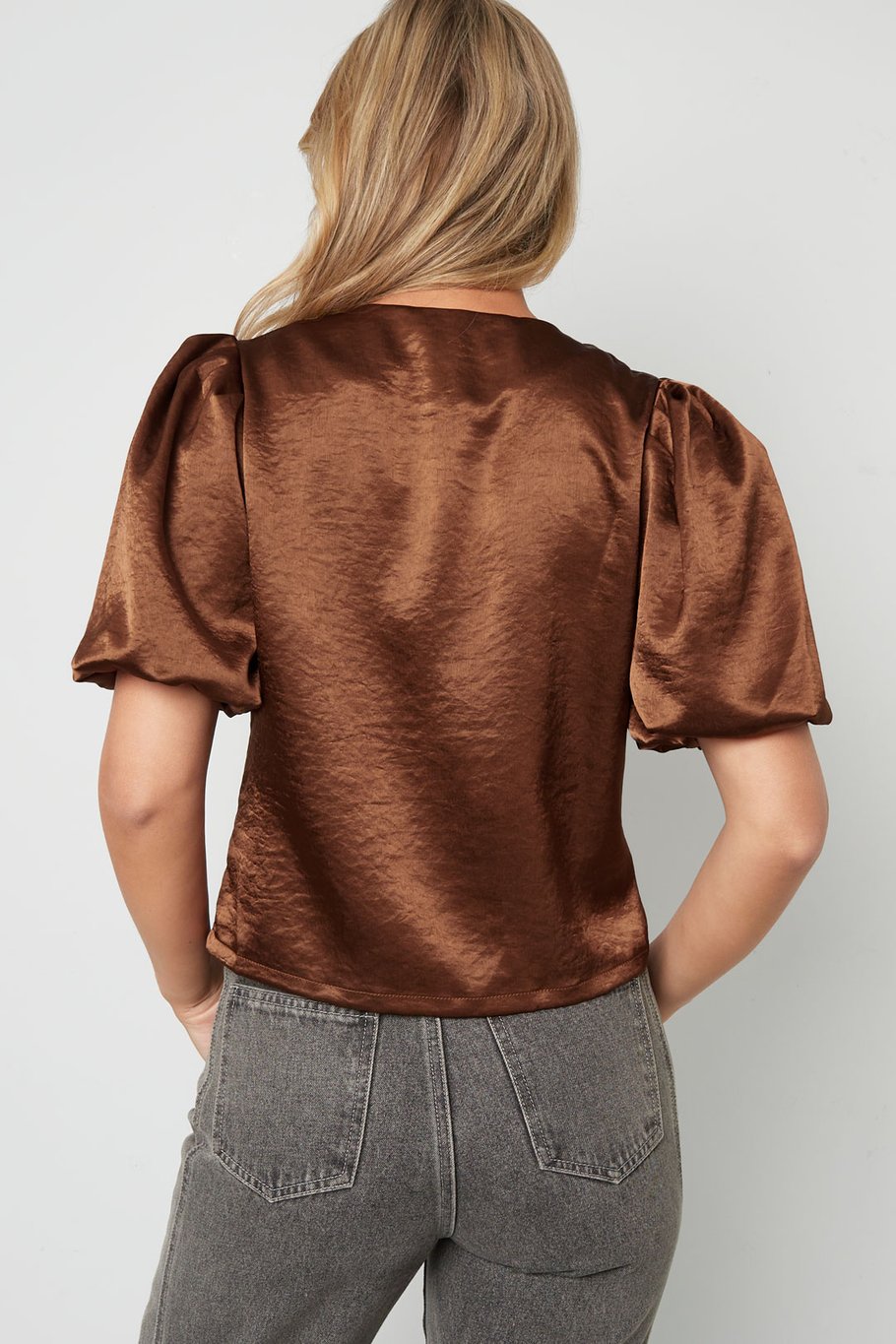 Statement-Top mit Puffärmeln Bild12