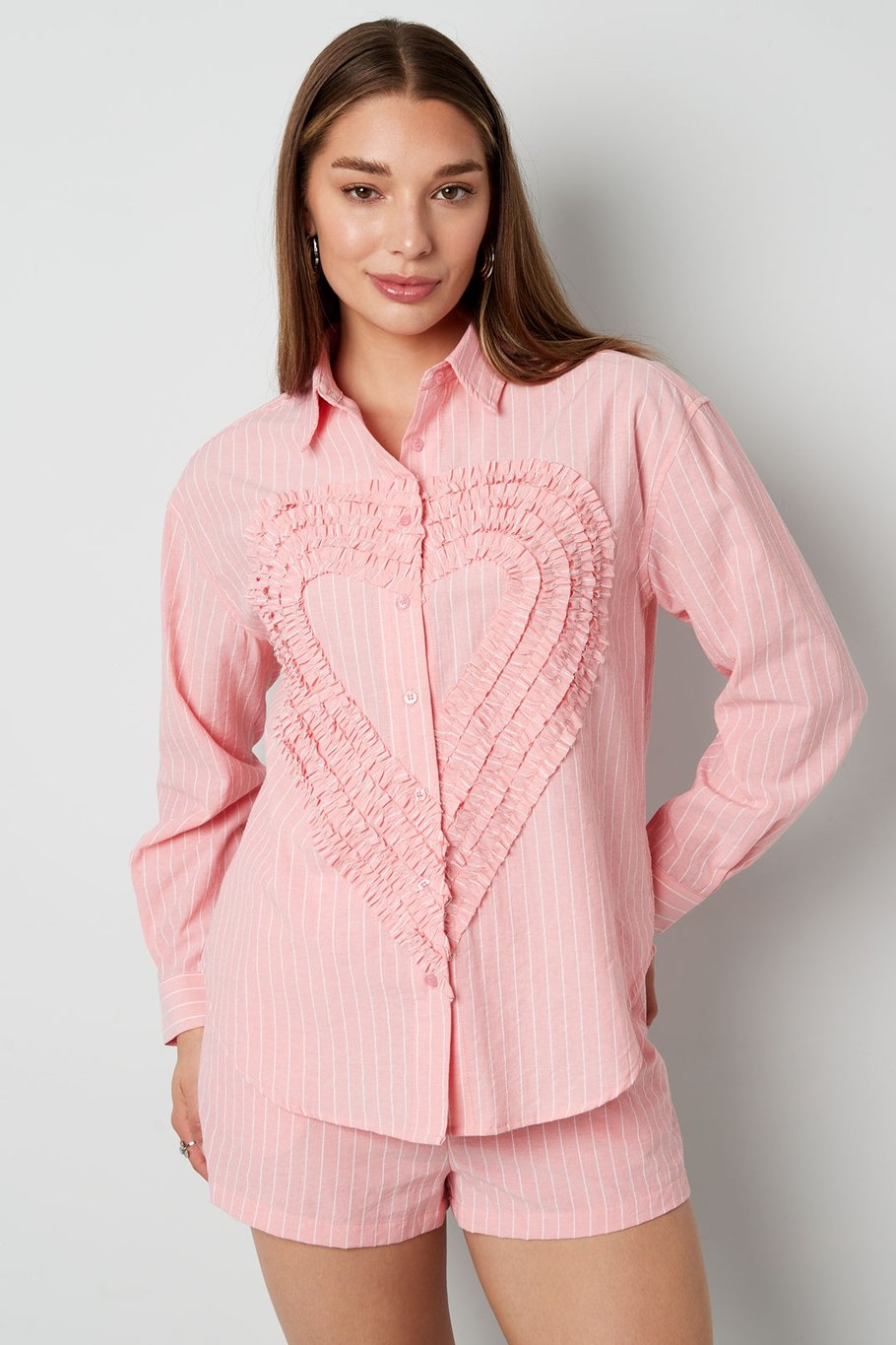Bluse Herz - Grün Bild4