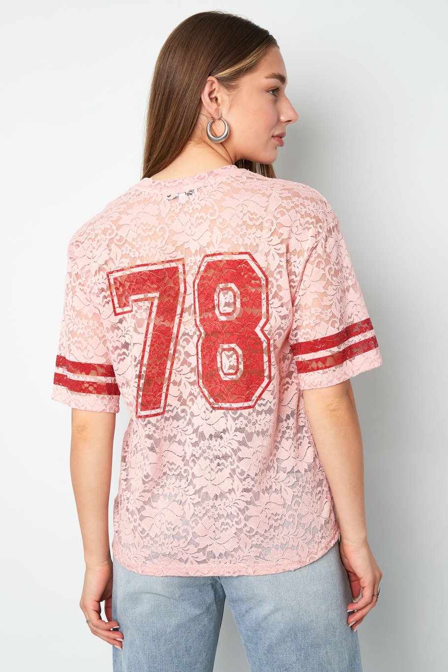 Lace American T-shirts - White Picture9