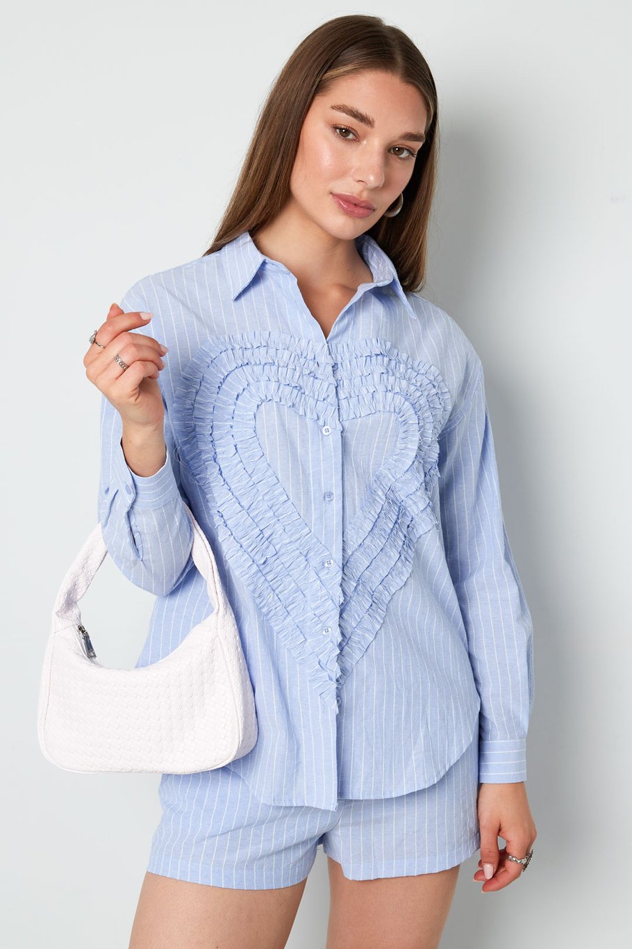 Bluse Herz - Grün Bild8