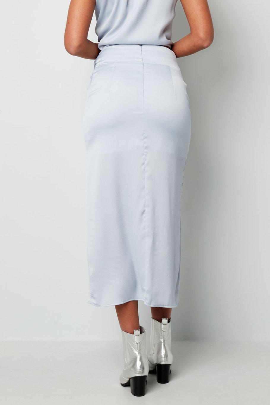 Long skirt knotted - white h5Picture8