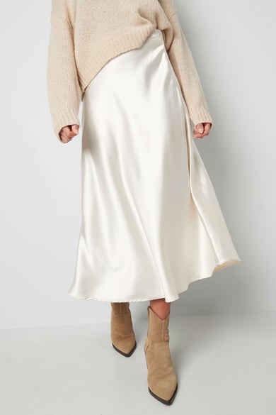 Falda midi - champagne  h5 Imagen2