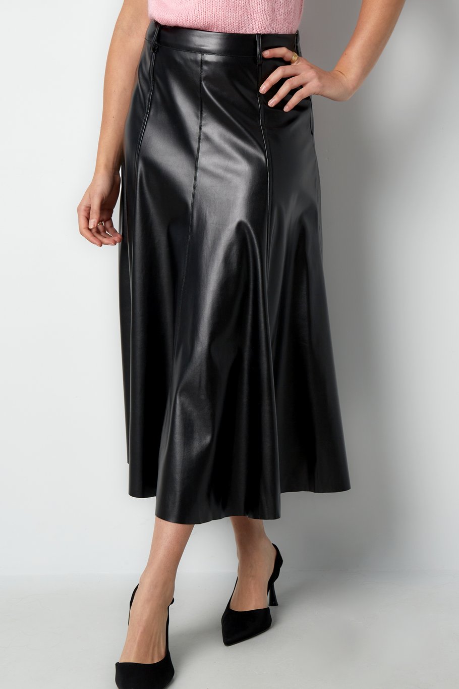 PU long skirt - Black h5Picture2