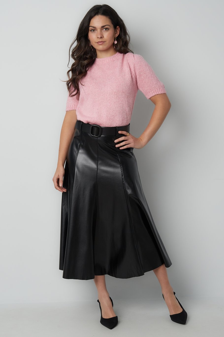 PU long skirt - Black h5Picture4