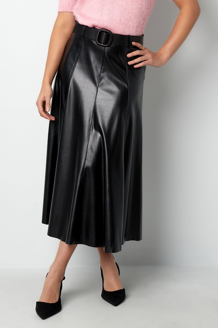 PU long skirt - Black h5Picture5