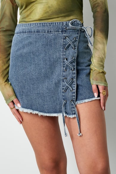 Mini Skirts with Bows - Blue h5 Picture3