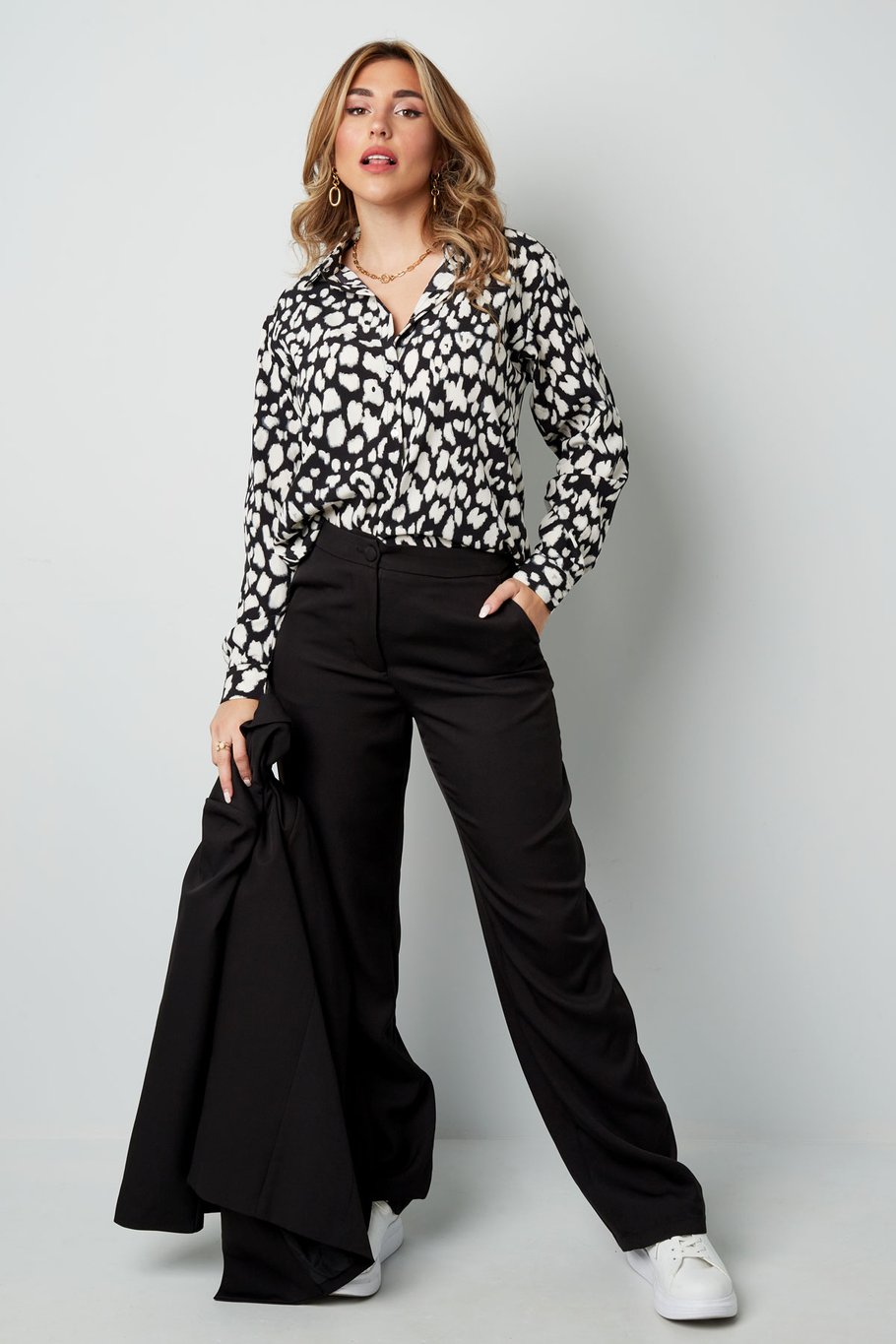 Blouse panther print red Picture6