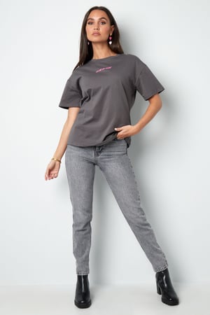 T-shirt la vie en rose - dark gray h5 Picture7