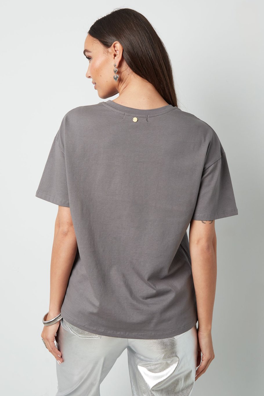 T-Shirt l'art de vivre - grau rosa Bild6