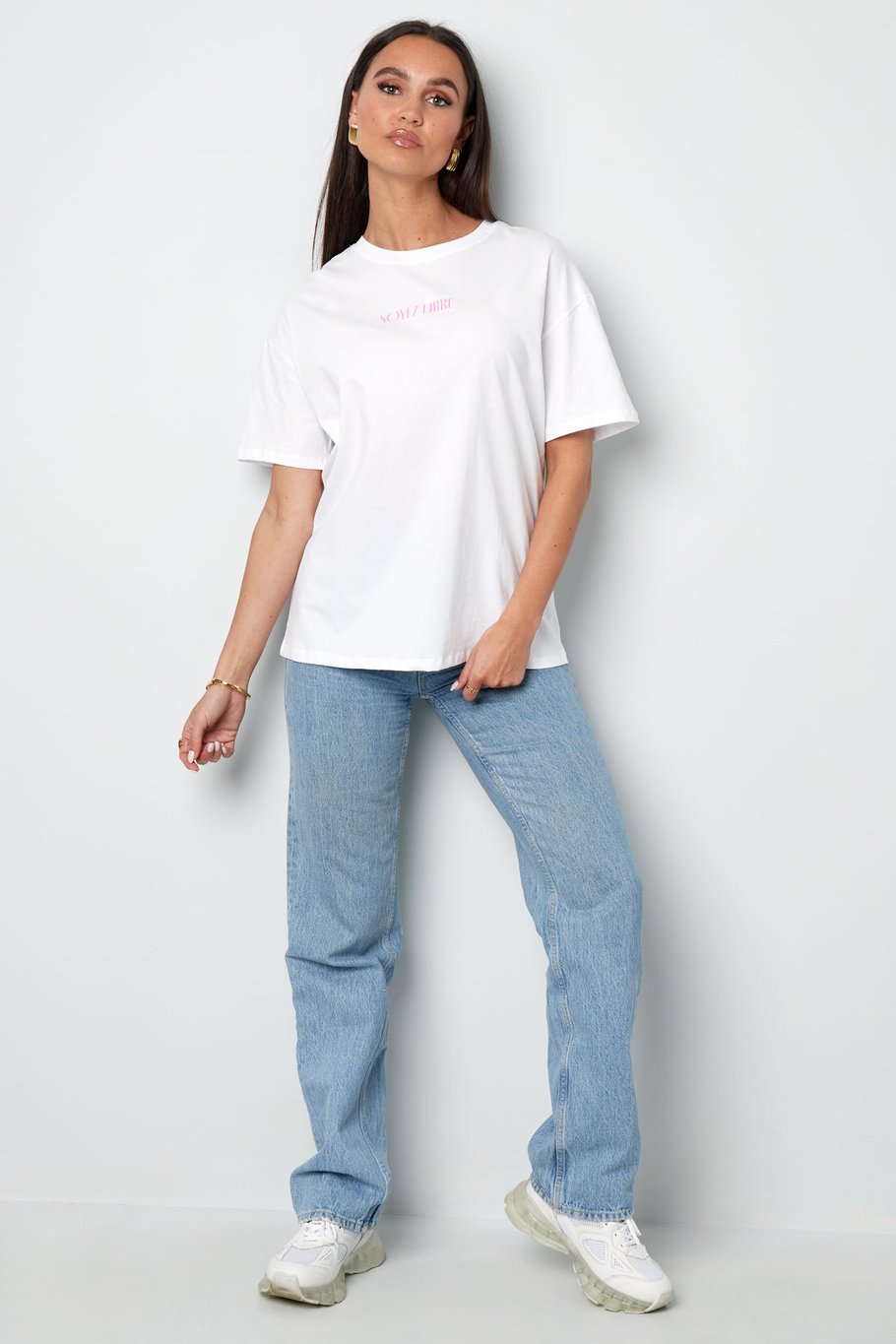 T-shirt soyez libre - beige Immagine4
