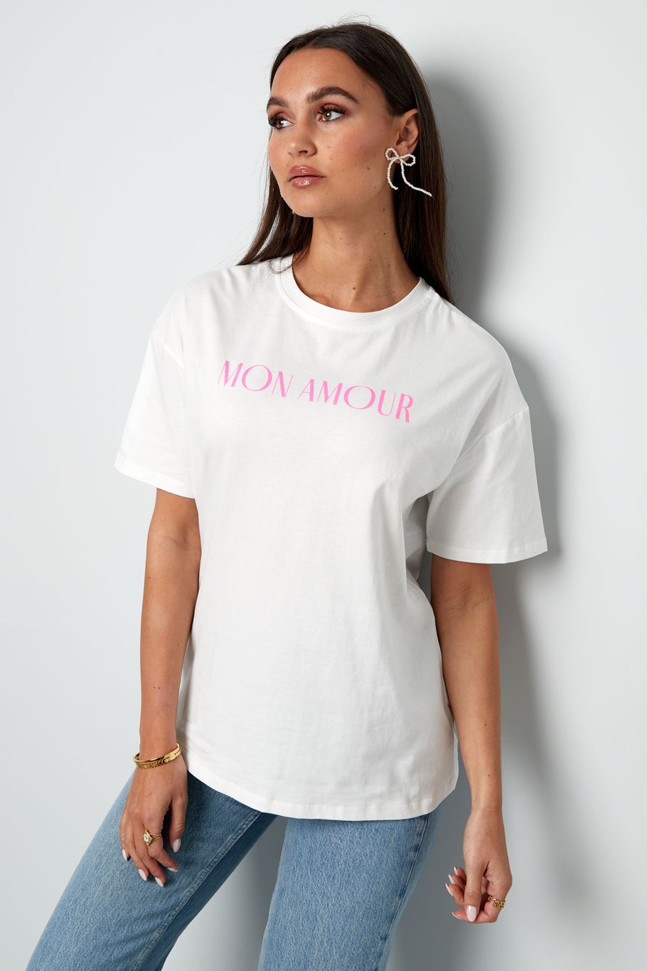 T-Shirt meine Liebe - weiß Bild4