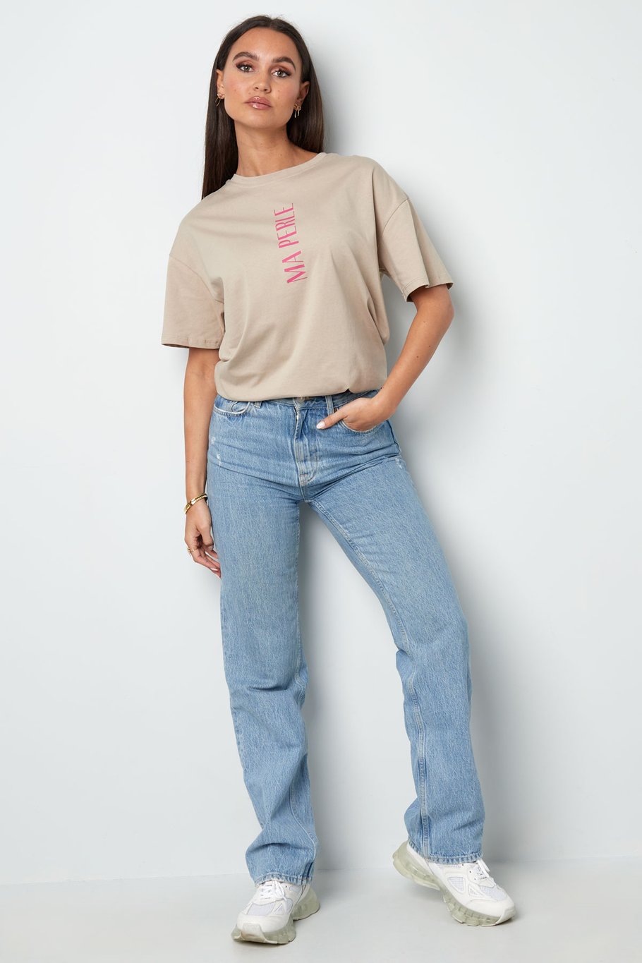 Camiseta ma perle - beige Imagen4