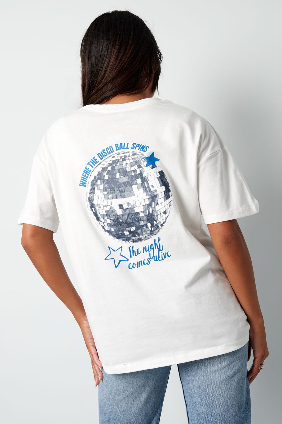 Disco Ball Shirt - weiß h5Bild6