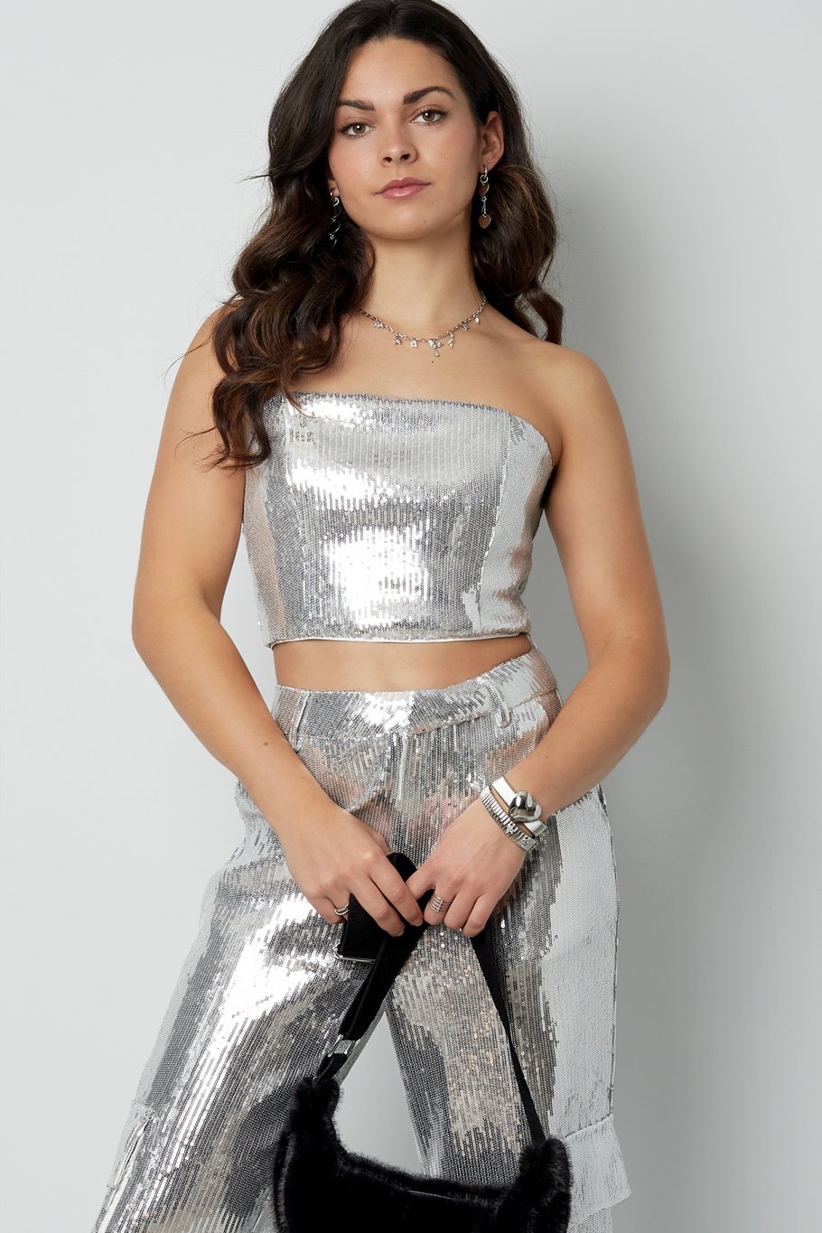 glitter bandeau top Picture8