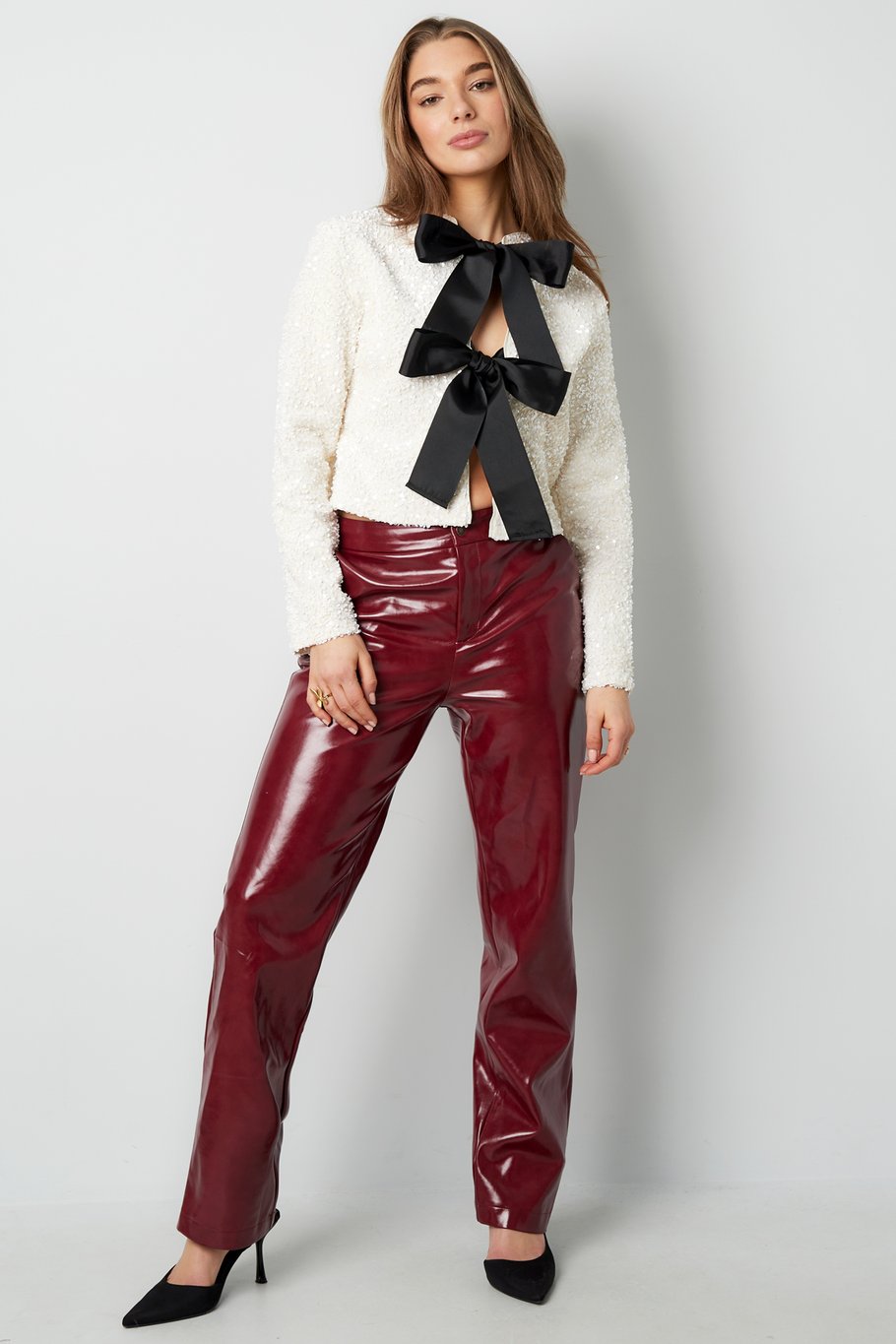 Black party top with sequins - Black Picture3