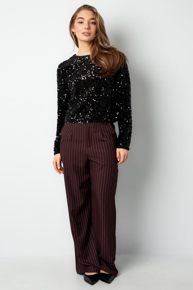 Black party top with sequins - Black h5 Picture9