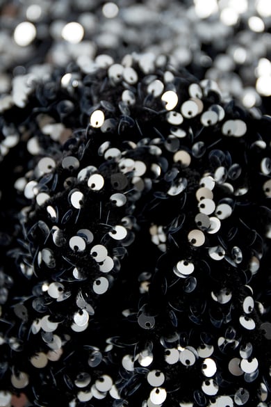 Top monospalla glitterato - Nero h5 Immagine3