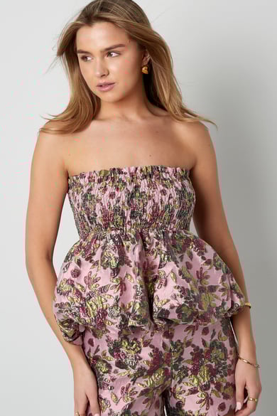 Mini top primaverile - Rosa h5 Immagine3