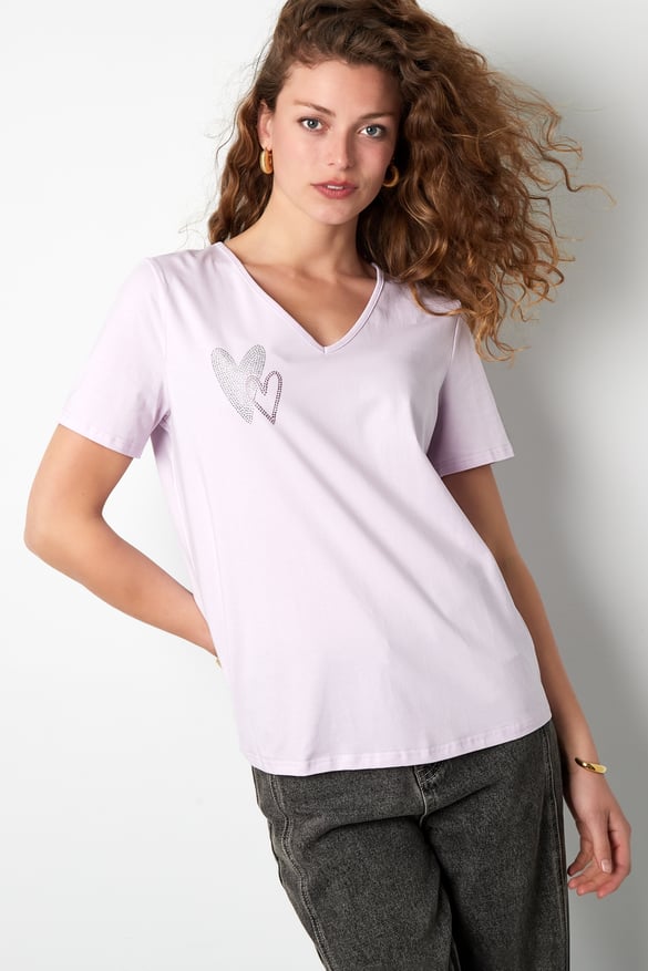 Mini-T-Shirt „Me &amp; You“ – Weiß