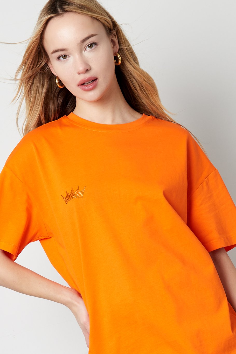 Party crew T-shirt - Orange Picture2