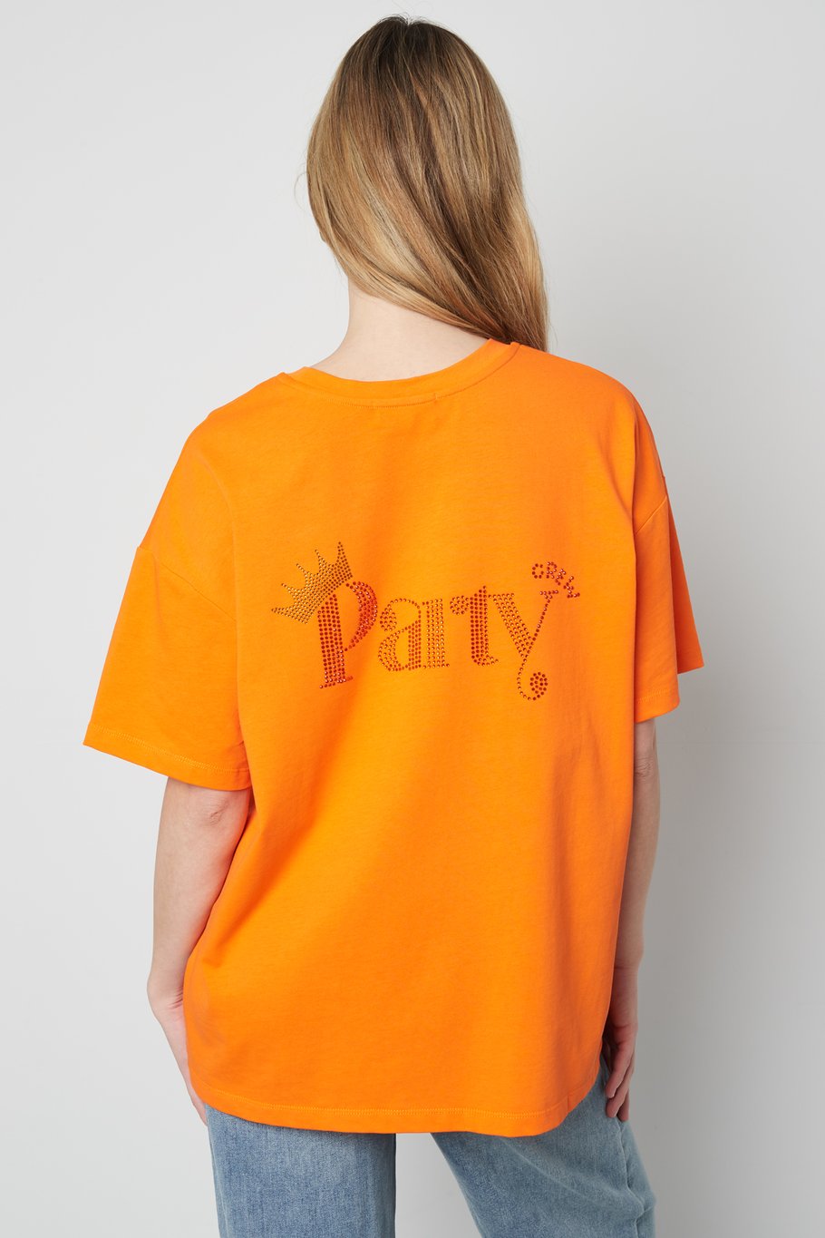 Party crew T-shirt - Orange Picture4