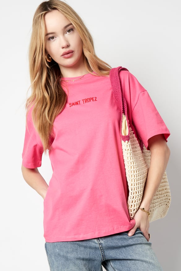 T-shirt saint tropez - White