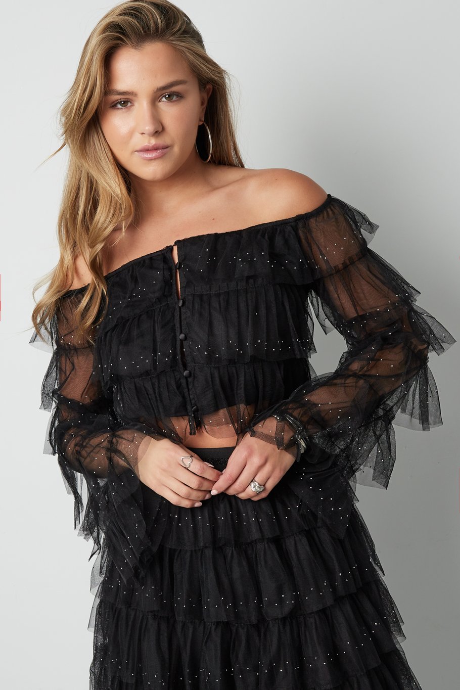 Festival The Sparkly Ruffle Top h5Picture7
