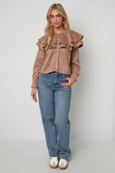 Layered Blouse Suede h5 Picture8