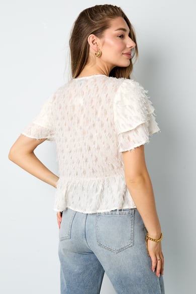 Short sleeve tops Solid color Elegant Spring/Summer h5 Picture7