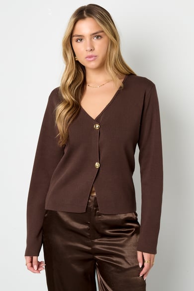 Eine symmetrische Strickjacke h5 Bild9