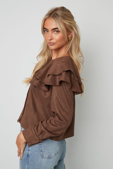 Layered Blouse Suede h5 Picture5