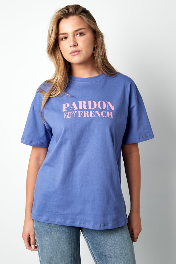 T-Shirt entschuldigen Sie mein Französisch