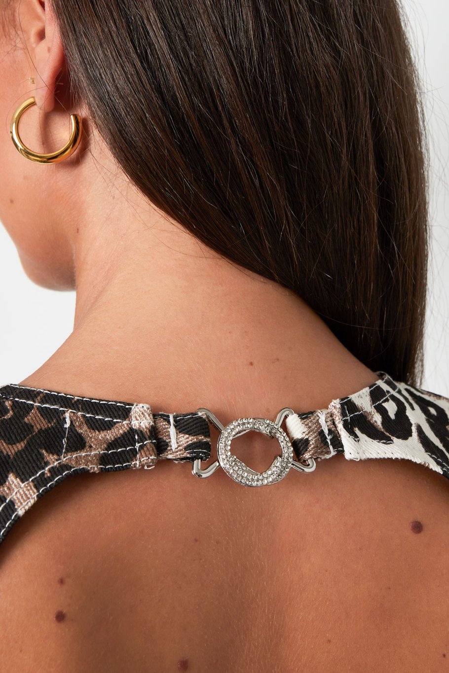 Leopard Denim Top Picture6