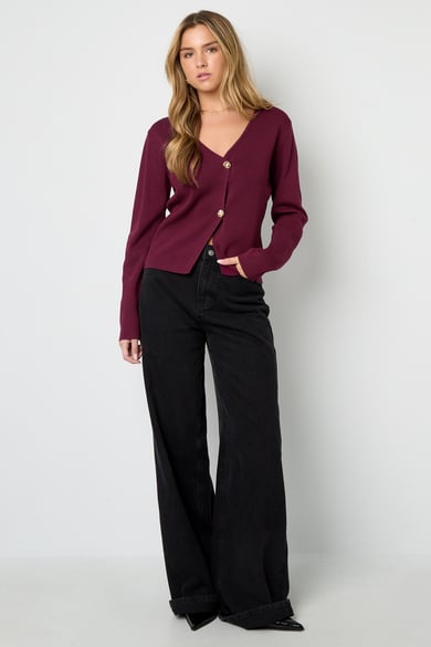 Eine symmetrische Strickjacke h5 Bild10