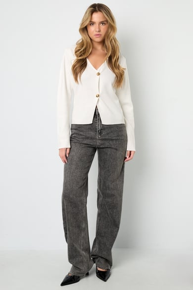 Eine symmetrische Strickjacke h5 Bild8