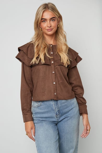 Layered Blouse Suede h5 Picture7