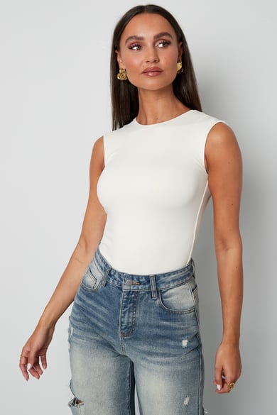 Şekillendirici kolsuz body basic h5 Resim8