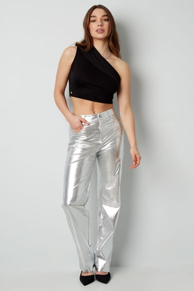 Pantalón metalizado - dorado h5 Imagen3