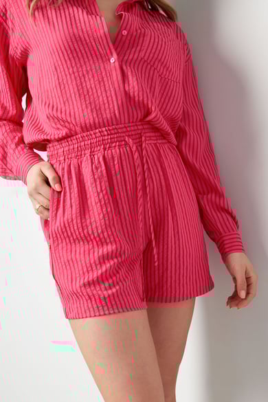 Shorts de rayas - blanco h5 Imagen2