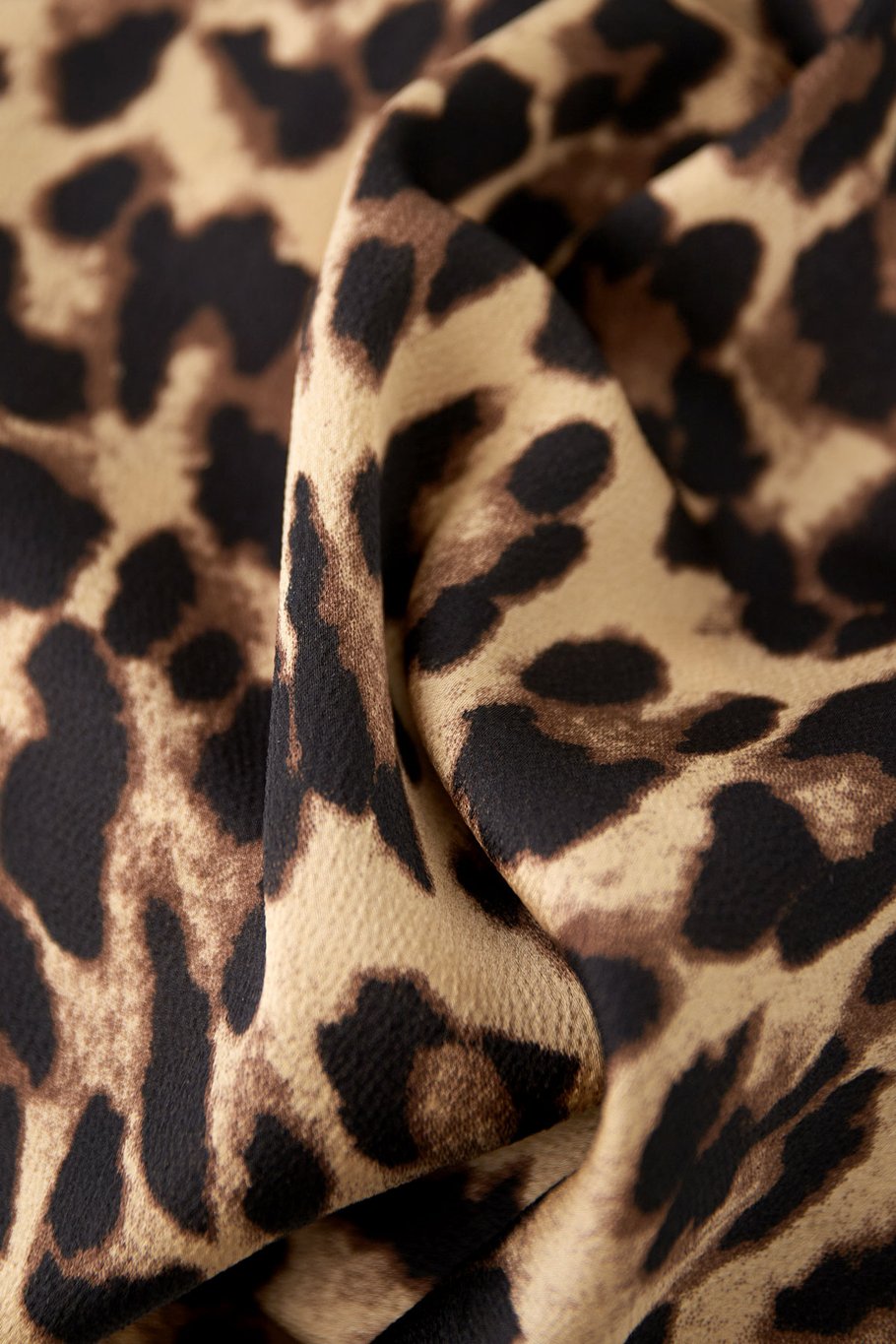 Pantaloni ampi stampa leopardo - marrone Immagine5